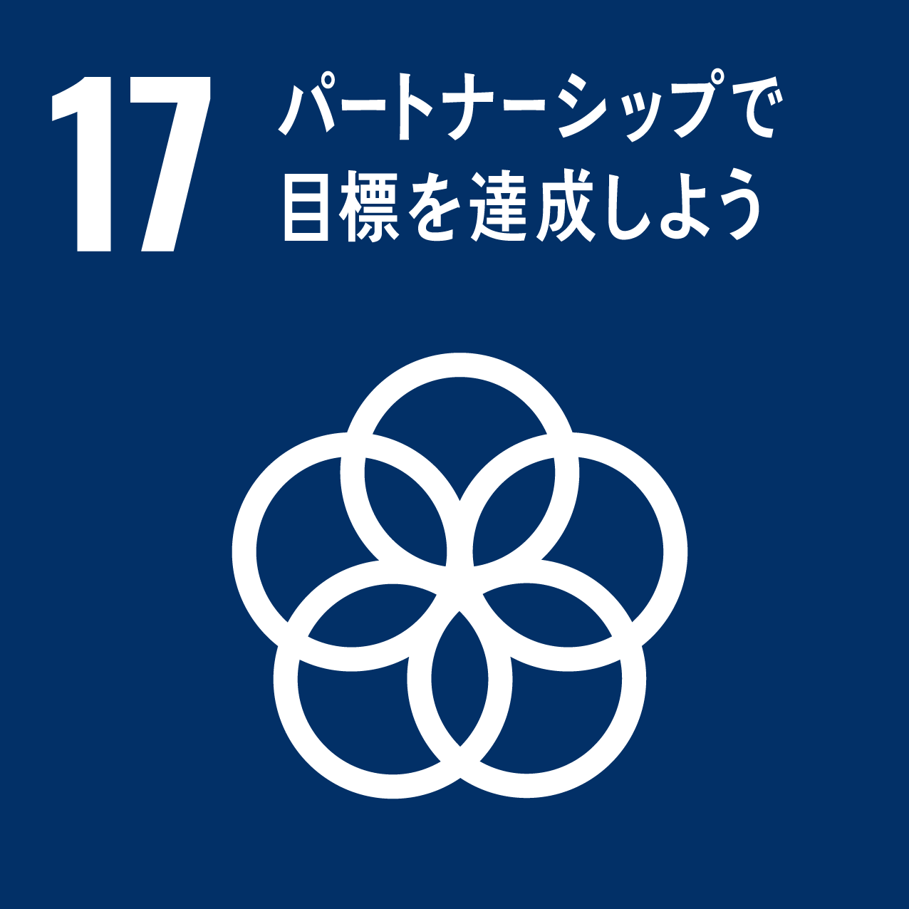 SDGs目標17　パートナーシップで目標を達成しよう